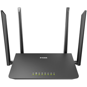 Wi-Fi роутер D-Link DIR-820/RU/A1A, 1167 Мбит/с, 3 порта 100 Мбит/с, чёрный