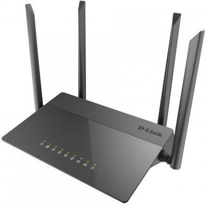 Wi-Fi роутер D-Link DIR-841 (DIR-841/RU/A1), 1167 Мбит/с, 4 порта 100 Мбит/с, чёрный