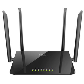 Wi-Fi роутер D-Link DIR-843/RU (DIR-843/RU/B1A), 1167 Мбит/с, 3 порта 1000 Мбит/с, чёрный