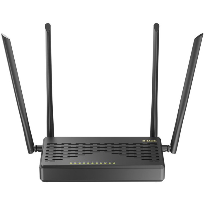 Wi-Fi роутер D-Link DIR-825 (DIR-825/GFRU/R3A), 1167 Мбит/с, 4 порта 1000 Мбит/с, чёрный - Фото 1