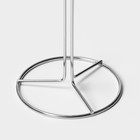 Подставка для кухонных принадлежностей Circle, 40 см, цвет серебряный - фото 4362246