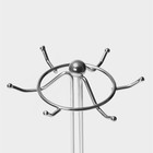 Подставка для кухонных принадлежностей Circle, 40 см, цвет серебряный - Фото 3