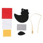 Ёлочная подвеска из фетра своими руками на новый год «Снегирь», набор для творчества - Фото 2