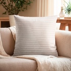 Наволочка декоративная Этель цвет белый,40×40 см, велсофт, 100% п/э - Фото 1