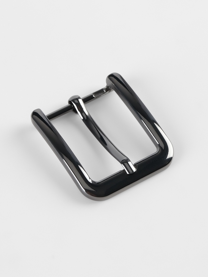Пряжка для ремня, 4×4.4 см, 30 мм, цвет чёрный никель - Фото 1