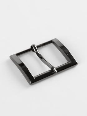 Пряжка для ремня, 4.8×3.4 см, 38 мм, цвет чёрный никель