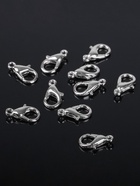 Замок карабин, 200 шт. 12 мм, цвет серебро - Фото 6