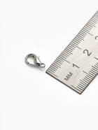 Замок карабин, 200 шт. 12 мм, цвет серебро - Фото 4