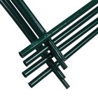 Клумба оцинкованная, 34 × 70 × 70 см, ярко–зелёная, «Решётка» - Фото 4