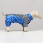 Комбинезон "Ультра", размер 14 (ДС 32 см, ОГ 42 см, ОШ 31 см), синий - фото 27186745