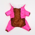 Комбинезон "Астронавт", размер 10 (ДС 25 см, ОГ 34 см, ОШ 24 см), розовый - фото 805032586