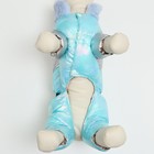 Комбинезон "Астронавт", размер 14 (ДС 32 см, ОГ 42 см, ОШ 31 см), голубой - Фото 4