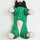 Комбинезон "Умка", размер 10 (ДС 25 см, ОГ 34 см, ОШ 24 см), чёрно-зелёный - Фото 5