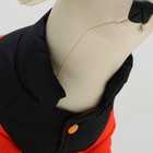 Комбинезон «Умка», размер 12 (ДС 28 см, ОГ 38 см, ОШ 27 см), чёрно-оранжевый - Фото 3