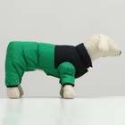 Комбинезон "Умка", размер 12 (ДС 28 см, ОГ 38 см, ОШ 27 см), чёрно-зелёный - Фото 2