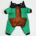 Комбинезон "Умка", размер 12 (ДС 28 см, ОГ 38 см, ОШ 27 см), чёрно-зелёный - Фото 7
