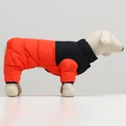 Комбинезон "Умка", размер 14 (ДС 32 см, ОГ 42 см, ОШ 31 см), чёрно-оранжевый - Фото 2