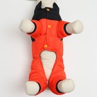 Комбинезон "Умка", размер 18 (ДС 40 см, ОГ 50 см, ОШ 38 см), чёрно-оранжевый - Фото 5