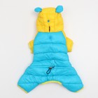 Комбинезон "Медвежонок", размер 10 (ДС 25 см, ОГ 34 см, ОШ 24 см), жёлто-голубой - Фото 8