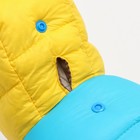 Комбинезон "Медвежонок", размер 10 (ДС 25 см, ОГ 34 см, ОШ 24 см), жёлто-голубой - Фото 10