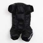 Комбинезон для собак «Горошек», размер 14 (ДС 27, ОГ 38, ОШ 30 см), чёрный - Фото 7