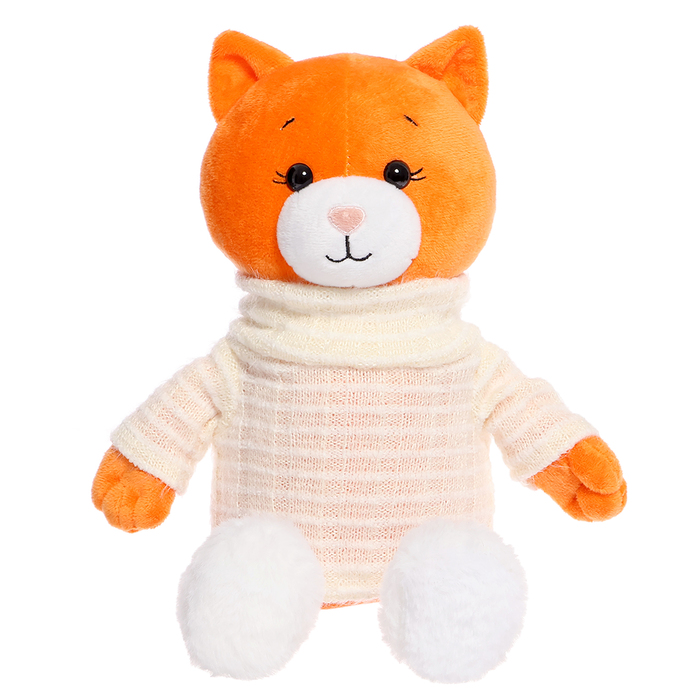 Мягкая игрушка «Кошка Марта в валенках и свитере», 25 см - Фото 1
