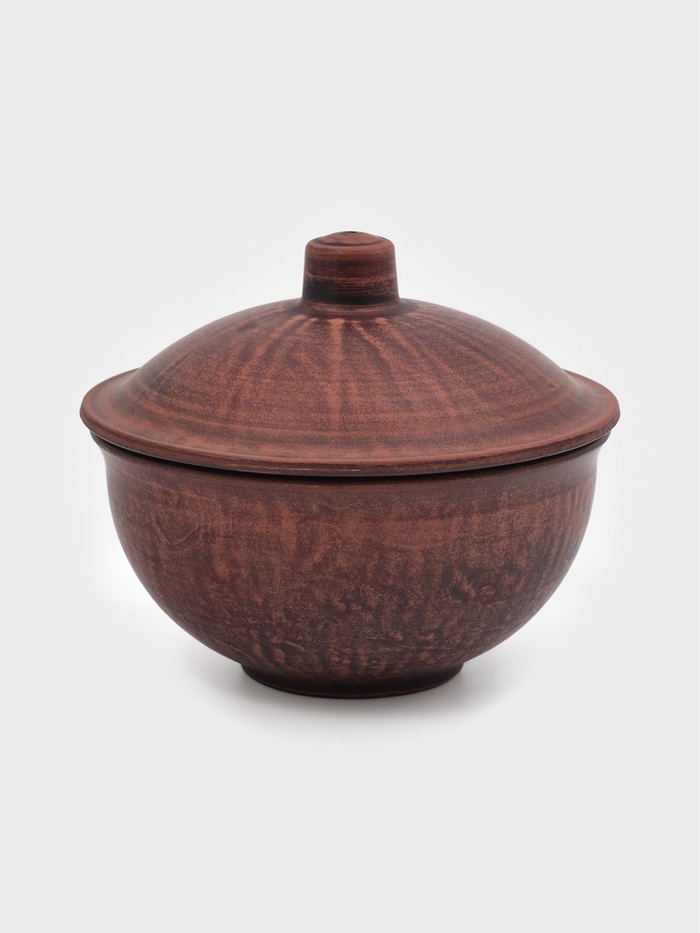 Кокотница «Классика», 700 мл, 14×15 см, красная глина - Фото 1