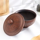 Кокотница «Ангоб», 700 мл, красная глина - Фото 2