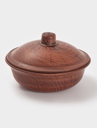 Форма для запекания с крышкой, 550 мл., 16×11 см, красная глина - Фото 1