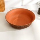 Форма для запекания с крышкой, 550 мл., 16×11 см, красная глина - Фото 10