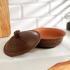 Форма для запекания с крышкой, 550 мл., 16×11 см, красная глина - Фото 9