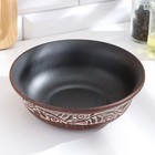 Блюдо для запекания «Ангоб», 550 мл, 11×16 см, красная глина - Фото 3