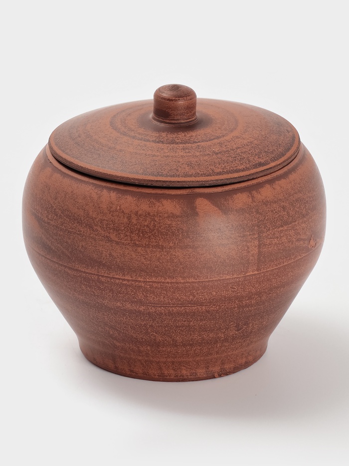 Горшок для запекания «Классика», 700 мл, красная глина - Фото 1