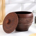 Горшок для жаркого «Ангоб», 700 мл, красная глина - Фото 2