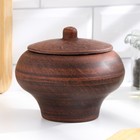 Горшок для жаркого «Классика», 600 мл, 13×14 см, красная глина - Фото 4