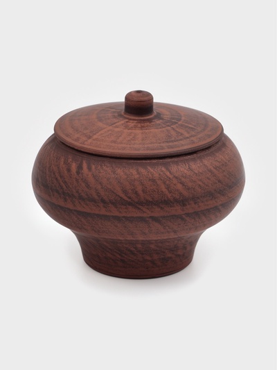 Горшок для жаркого «Классика», 600 мл, 13×14 см, красная глина