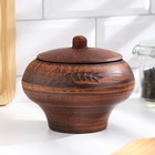 Горшок для жаркого «Колос», 600 мл, красная глина - Фото 1