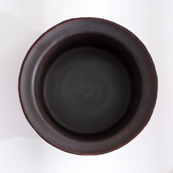 Кокотница для жульена с крышкой 0,2 л, 8х10х10 см, ангоб - фото 1897268997