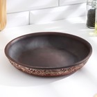 Форма для запекания «Ангоб», 670 мл, d=21 см, красная глина - Фото 2