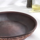 Форма для запекания «Ангоб», 670 мл, d=21 см, красная глина - Фото 3