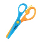 Ножницы детские 13 см, пластиковые двухцветные ручки, Тачки, МИКС - фото 9588387