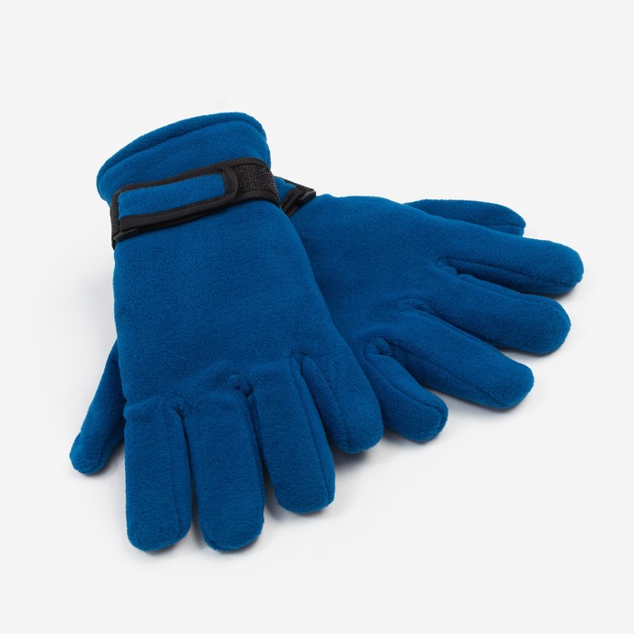Перчатки женские MINAKU, двухслойные, цв. синий, р-р 24 см - Фото 1