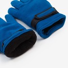 Перчатки женские MINAKU, двухслойные, цв. синий, р-р 24 см - Фото 3