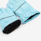 Перчатки женские MINAKU, цв. голубой, р-р 24 см - Фото 3
