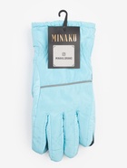 Перчатки женские MINAKU: Hello, winter!, с утеплителем, голубые, размер 24 см 7879794