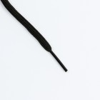 Шнурки круглое сечение 5 мм, 110 см, цвет чёрный, пара - фото 6701159