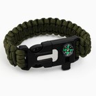Браслет для выживания «Сильный духом», 26×2.5 см - Фото 4