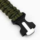 Браслет для выживания «Сильный духом», 26×2.5 см - Фото 9