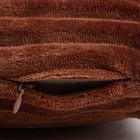 Наволочка декоративная Этель цвет коричневый,40х40 см, велсофт, 100% п/э - Фото 4
