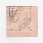 Платок женский MINAKU р-р 70*70 см, цвет розовый - Фото 3